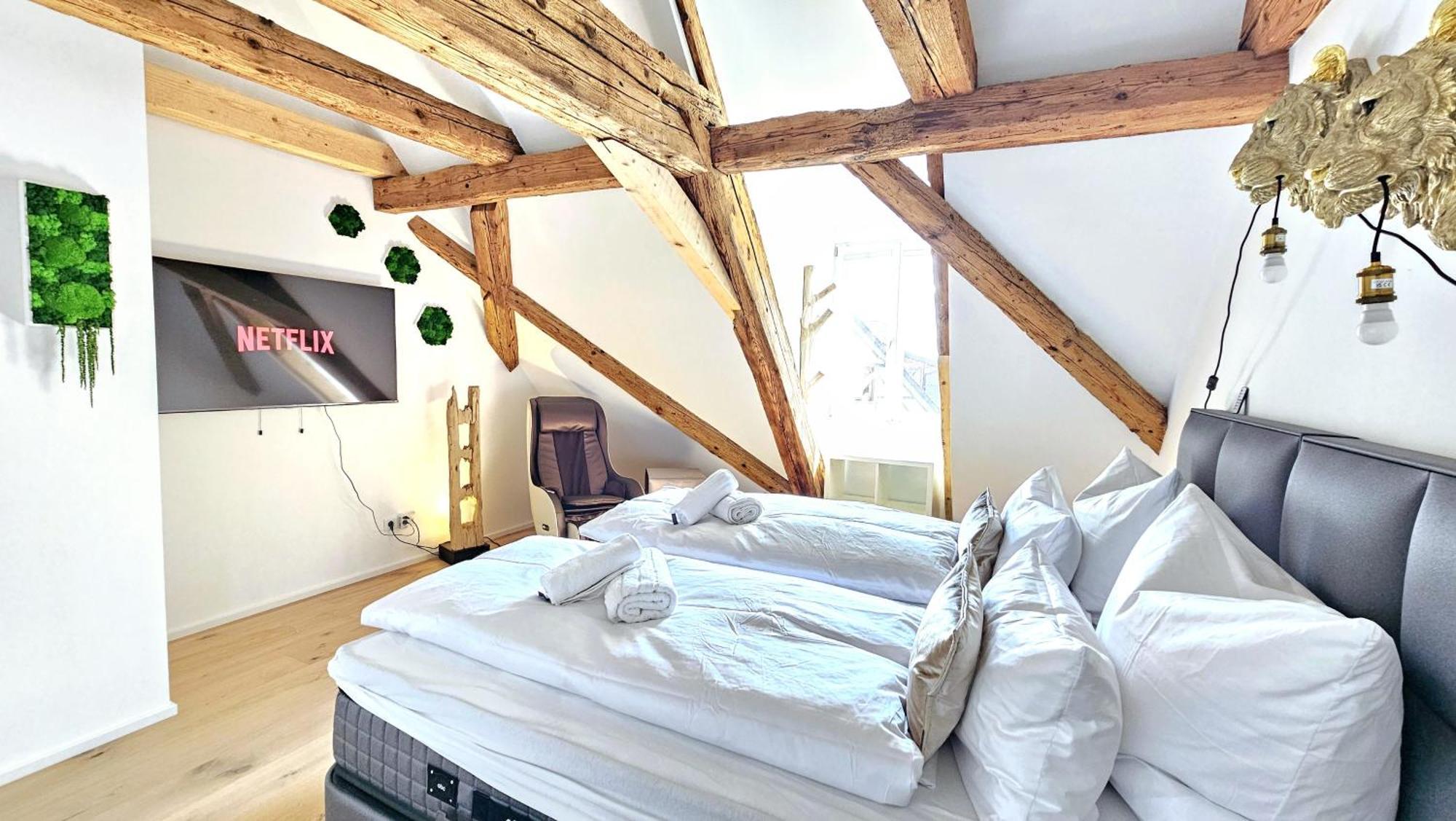 Wood World Luxury - Massage - Bergblick - Tranpolin- Parken Διαμέρισμα Markdorf Εξωτερικό φωτογραφία